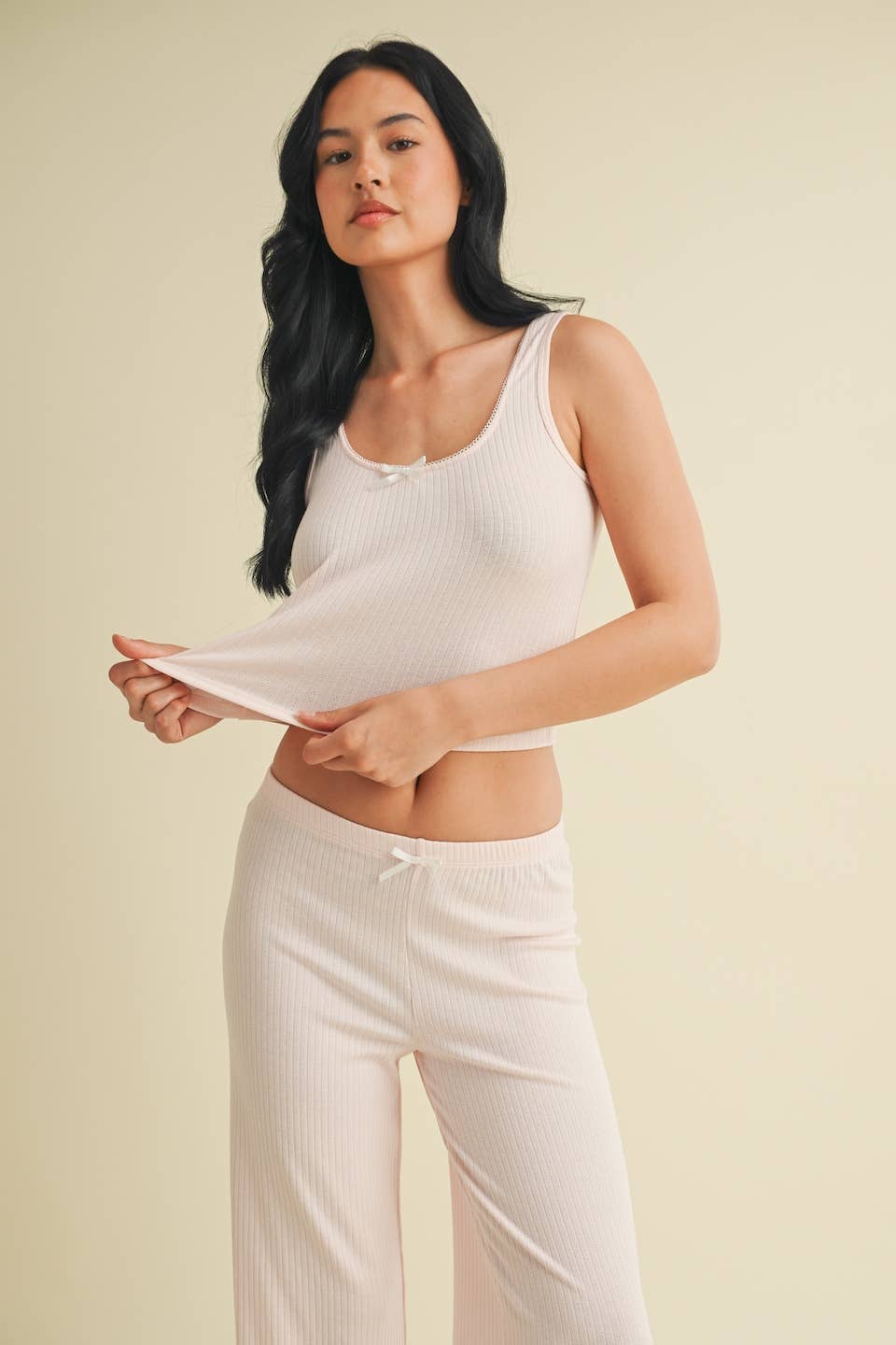 Pointelle Lounge Tank