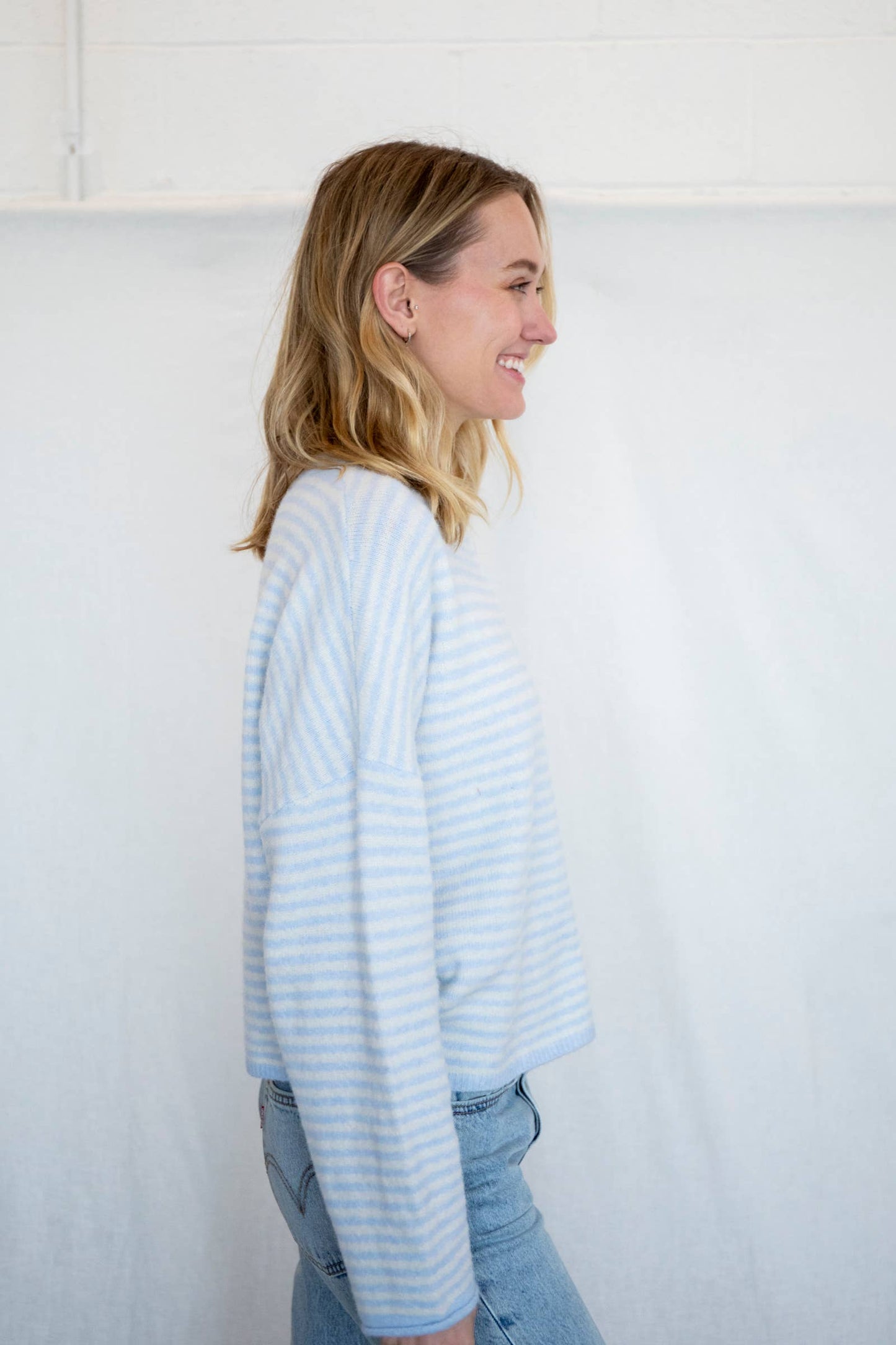 Piper Cardigan - Mini Striped