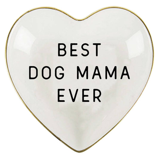 Ceramic Trinket Tray | Best Dog Mama Ever