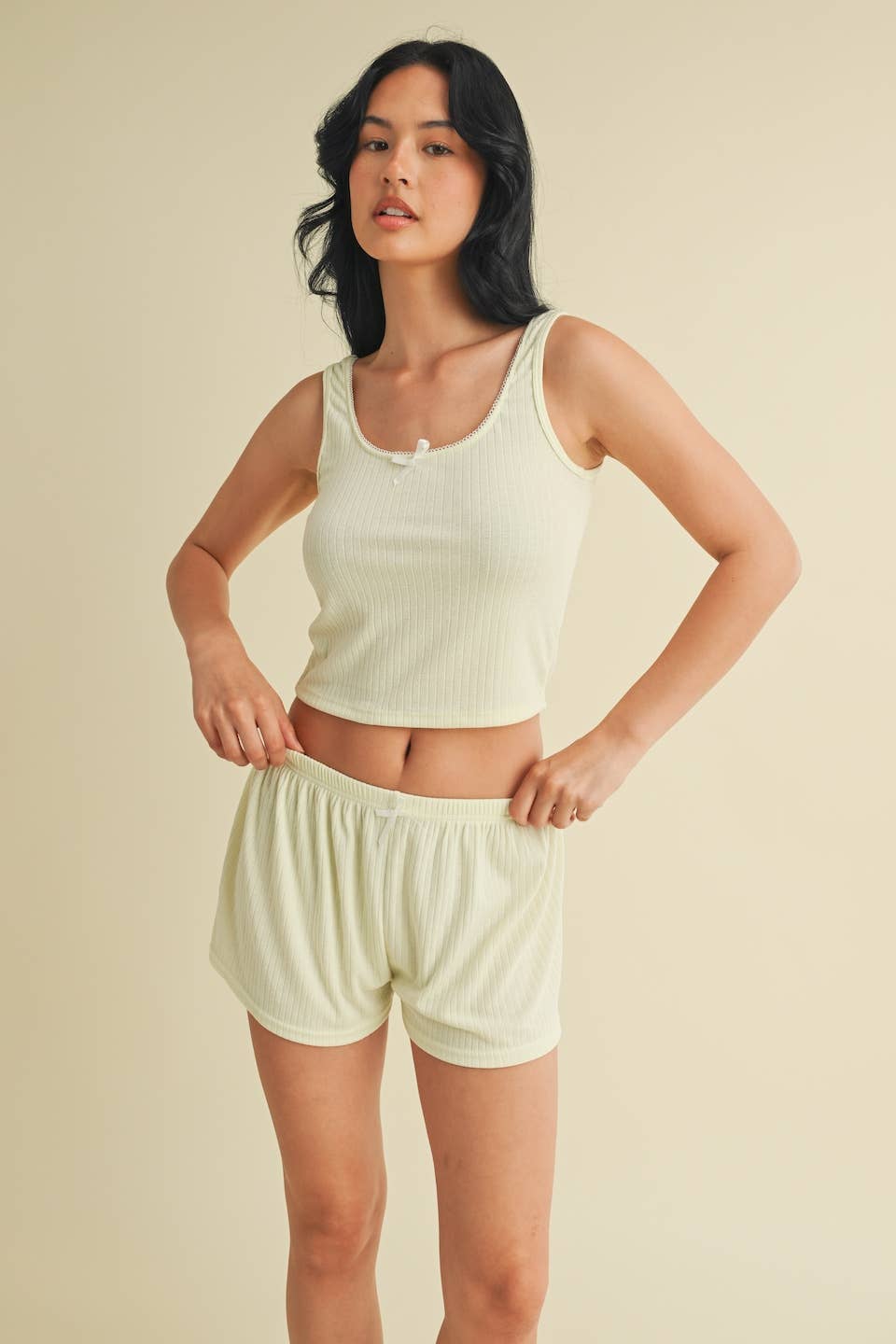 Pointelle Lounge Tank