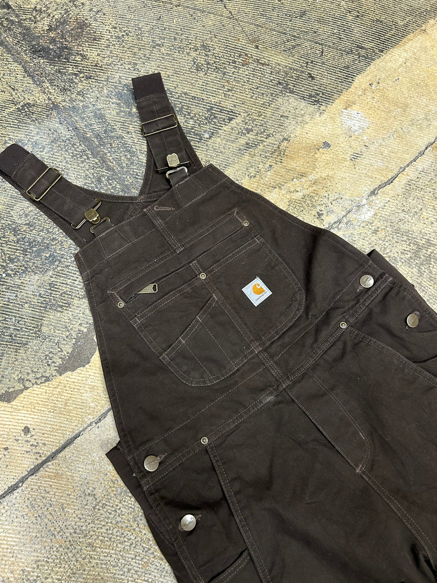 LL Carhartt Overalls Brown