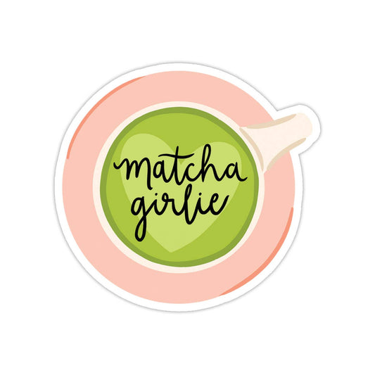 Matcha Girlie Vinyl Sticker