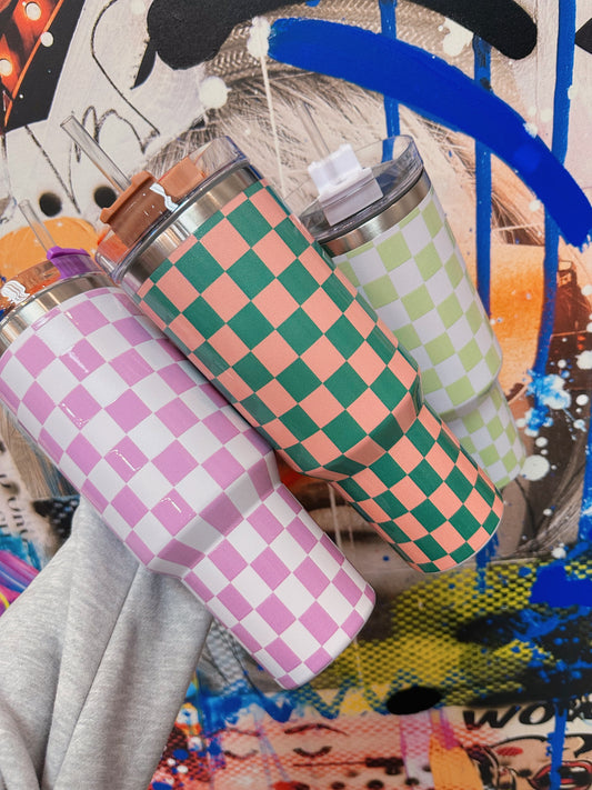 Checkered Tumbler