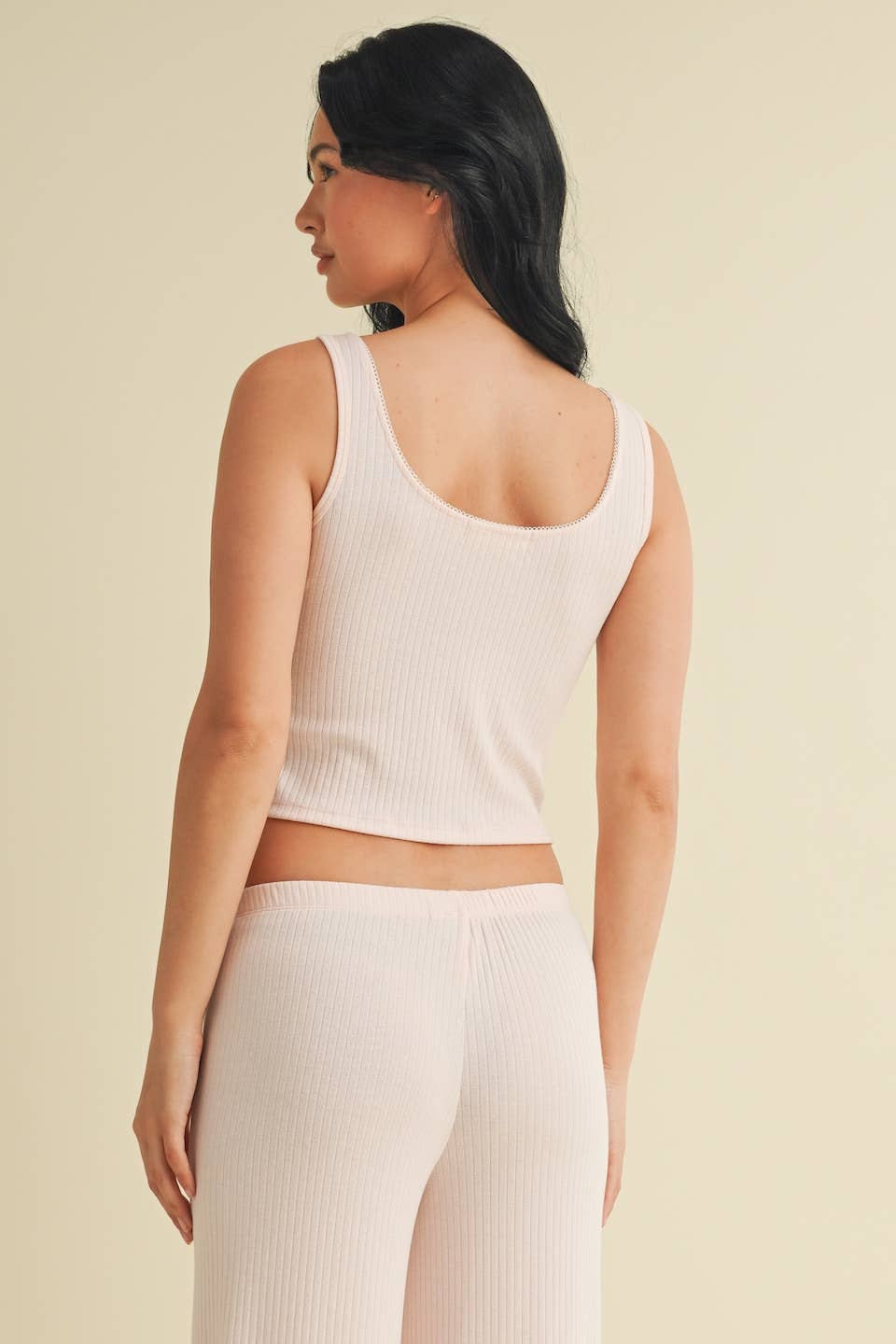 Pointelle Lounge Tank