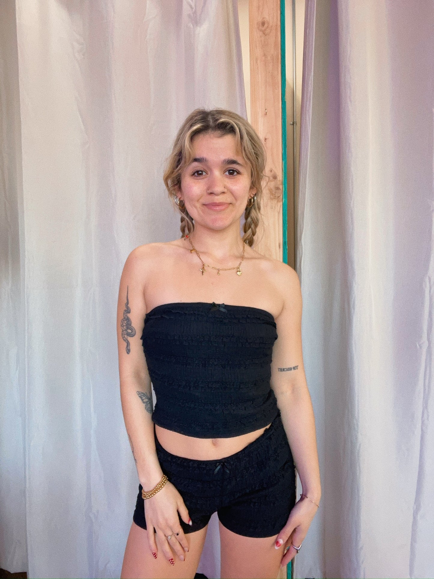 Kaeli Black Shorts