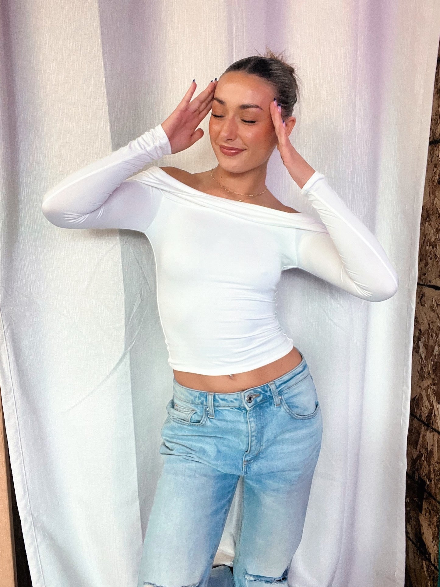 Off Shoulder Long Sleeve