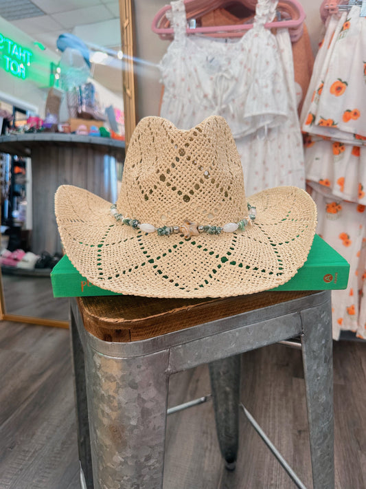Star Stone Woven Western Hat