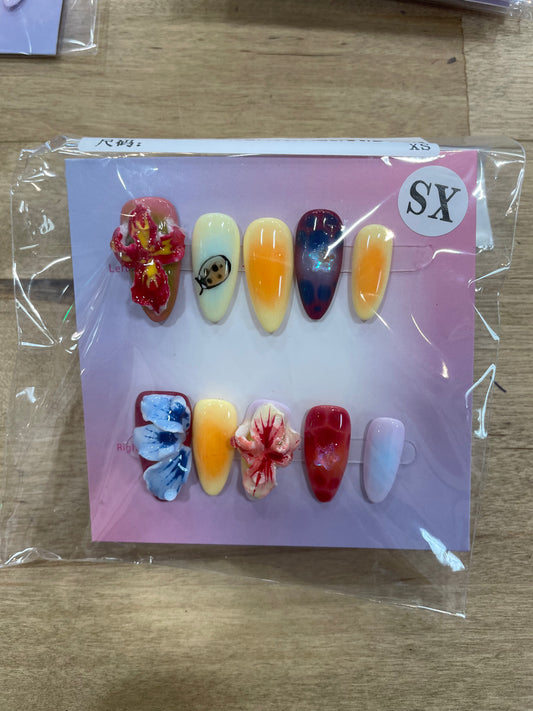 Tropical Sea Press On Nails