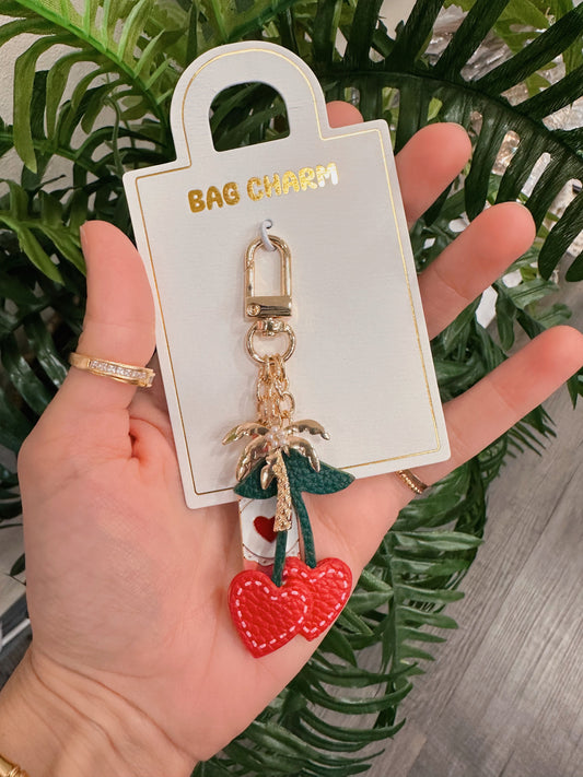 Cherry Bag Charm
