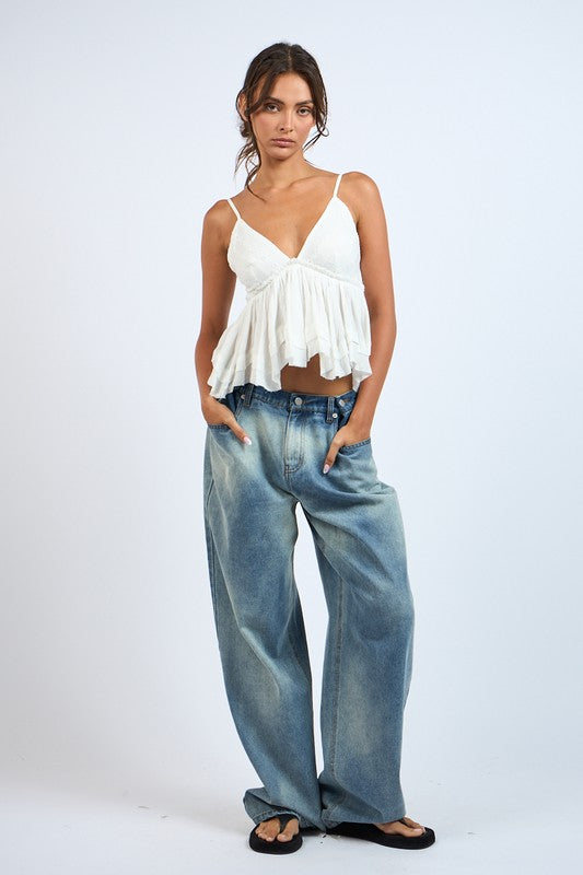 Sweetheart Ruffle Top