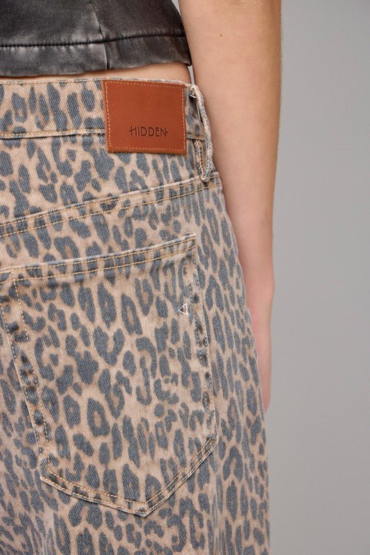 Cheetah Denim Jeans