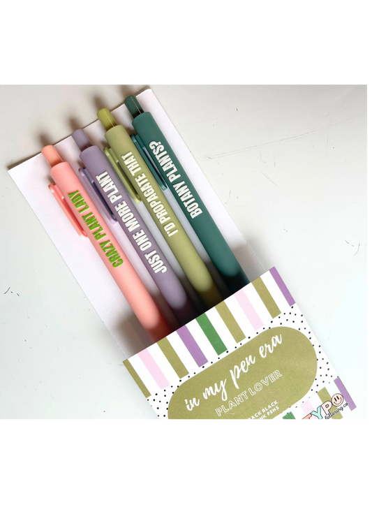 Plant lover 4 pack gel pens