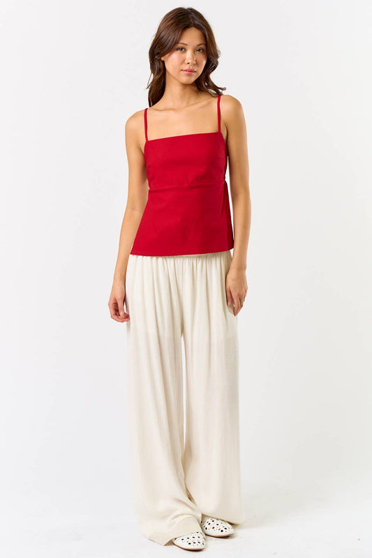 Open Back Square Top