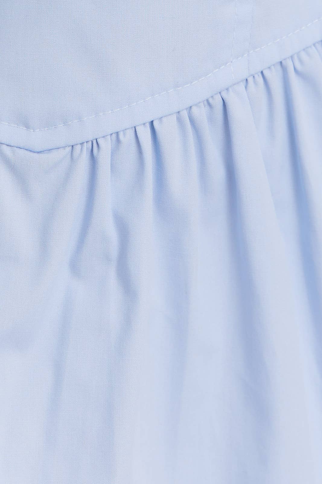 Baby Blue V-Neck Bustier Dress