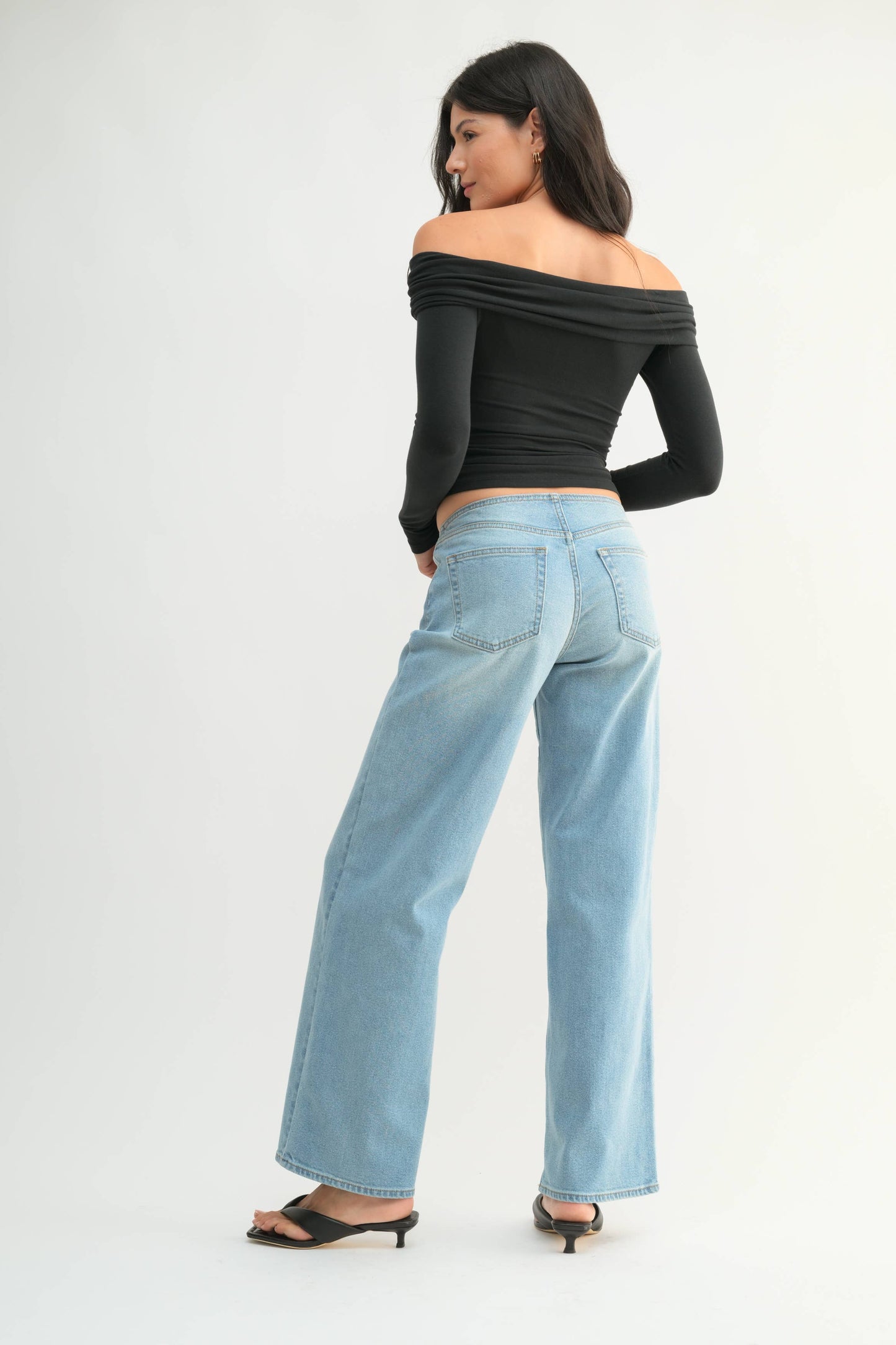 No Waistband Low Rise Straight