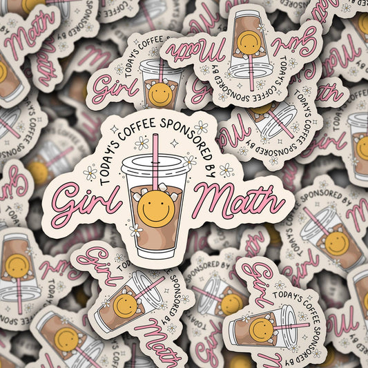 Girl Math Sticker