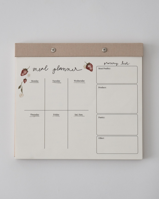Meal Planner Notepad