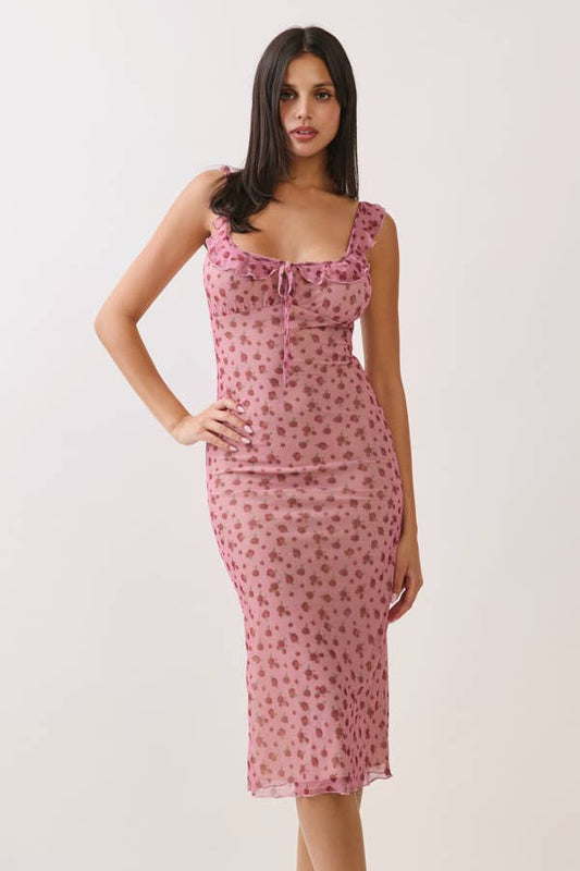 Pink Rose Dress