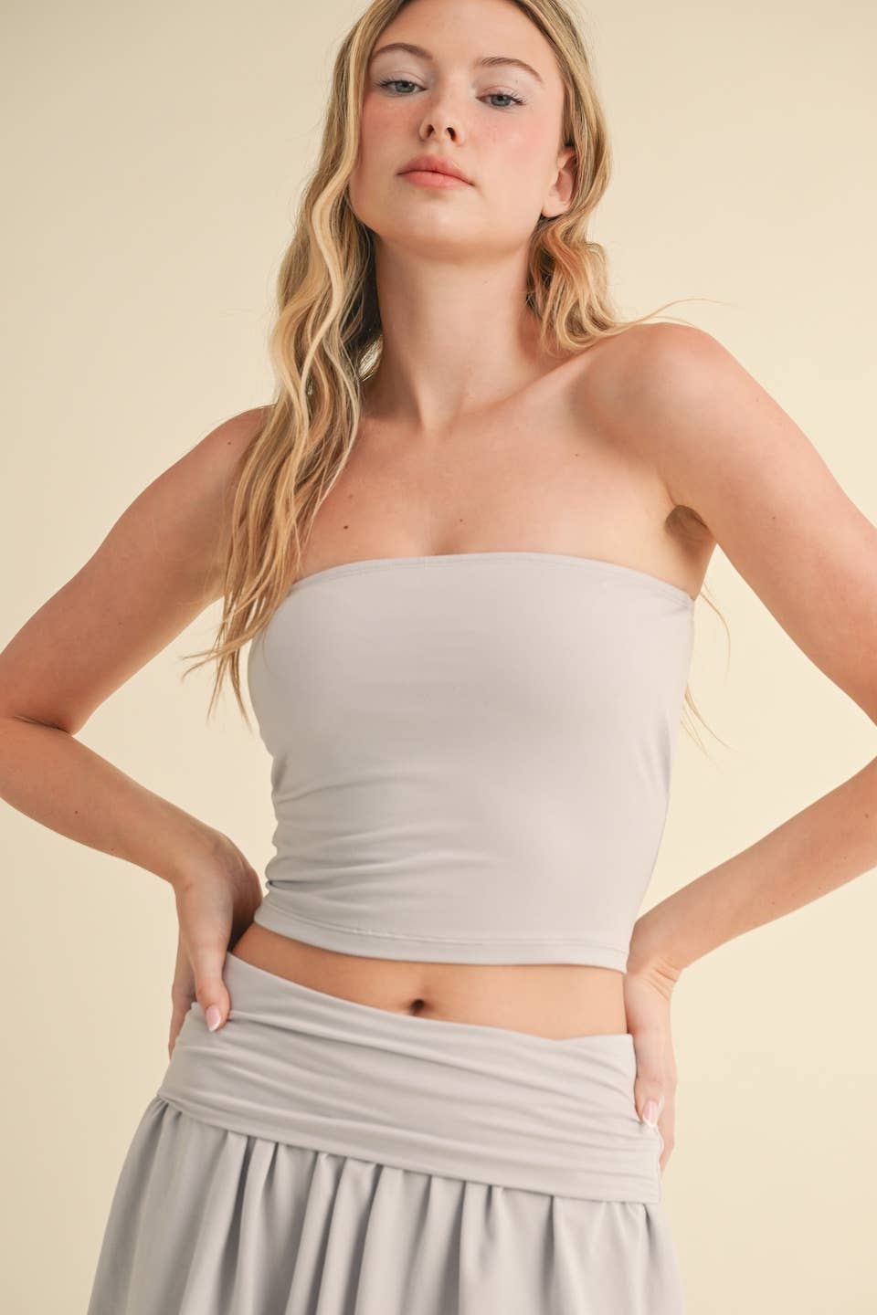 Soft Knit Jersey Tube Top