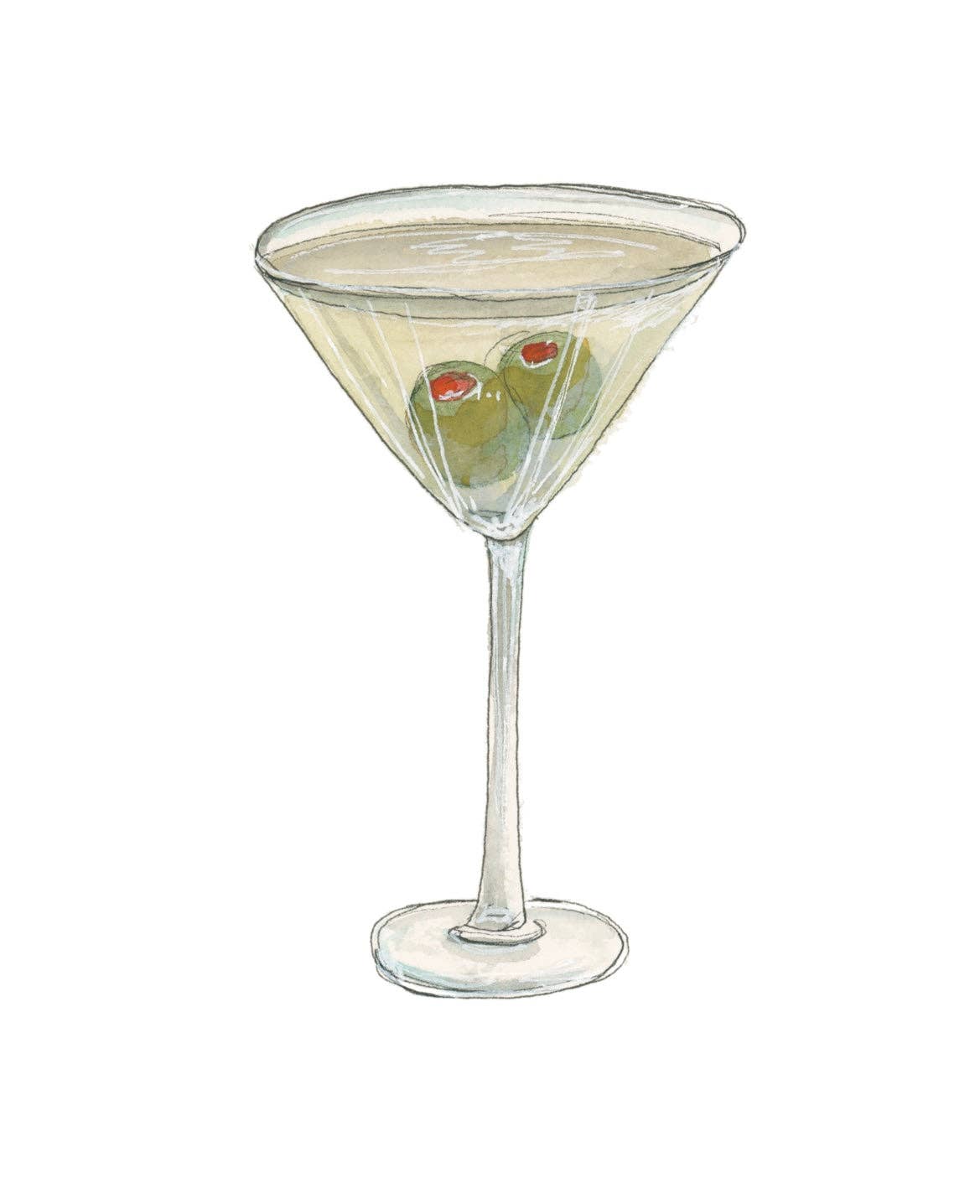 Martini Art Print