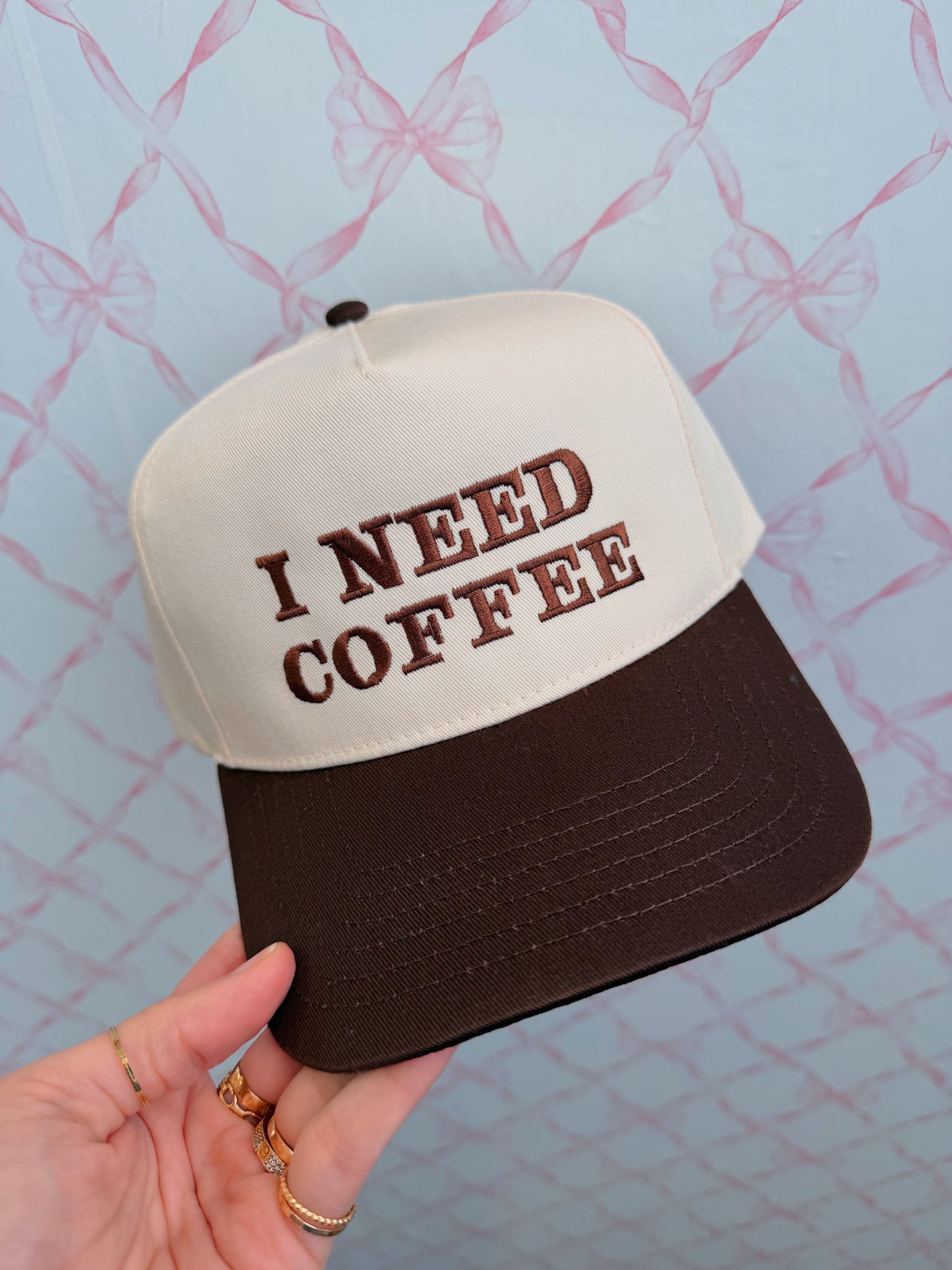I Need Coffee Hat