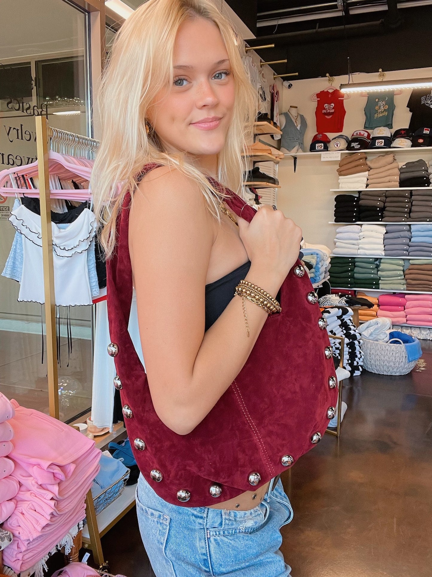 Burgandy Bag