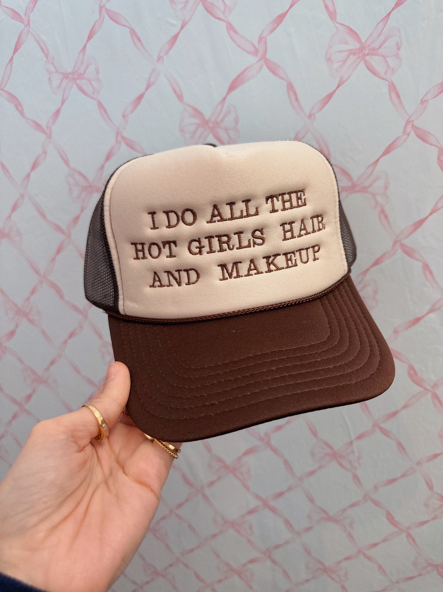 Hot Girls Hair and Makeup Trucker Hat