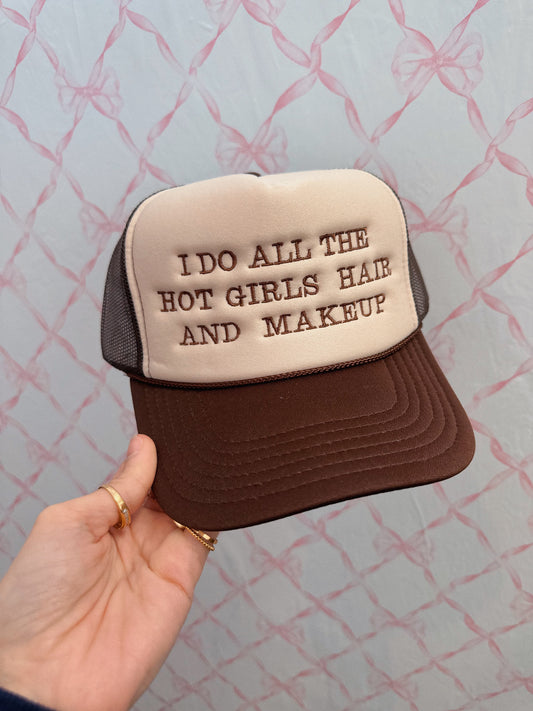 Hot Girls Hair and Makeup Trucker Hat