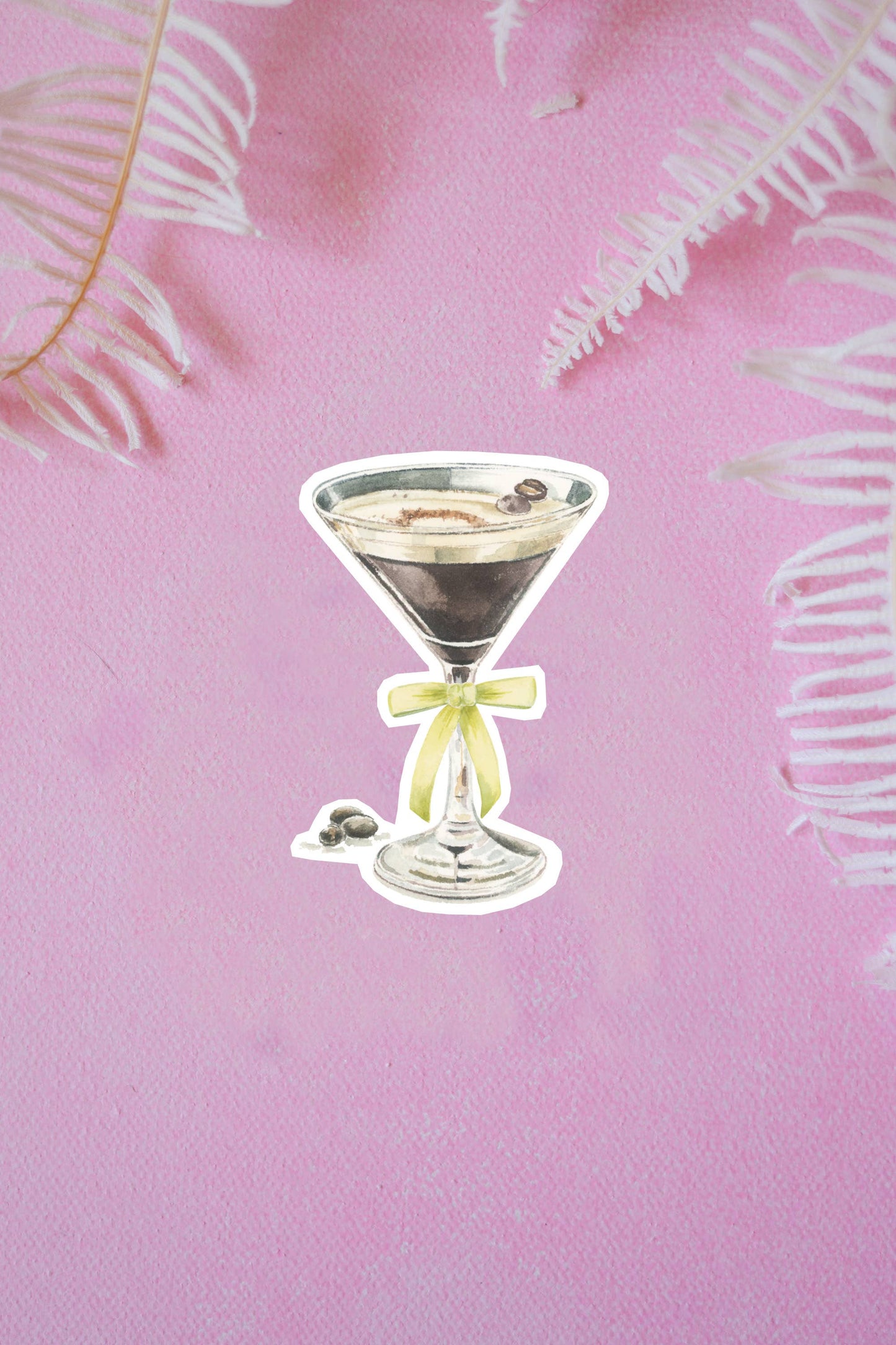 Espresso martini vinyl sticker