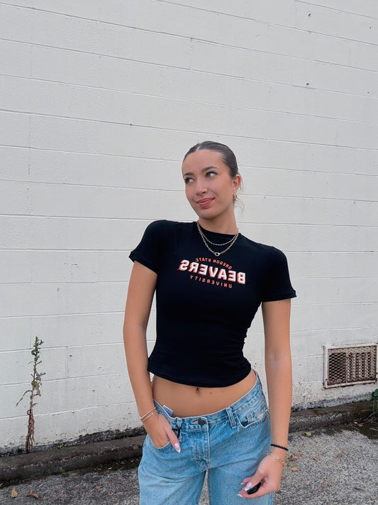 OSU Beavers Tee Black