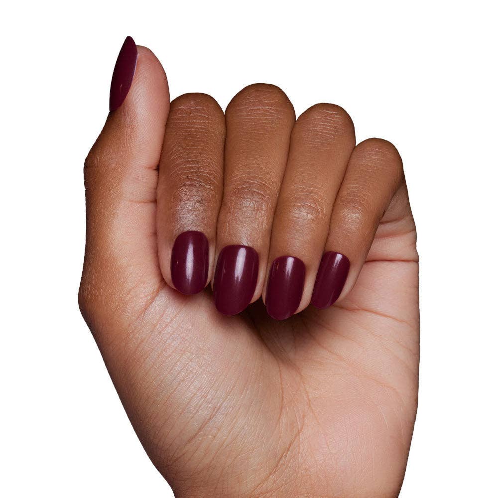 Berry Maroon Press-On Nails