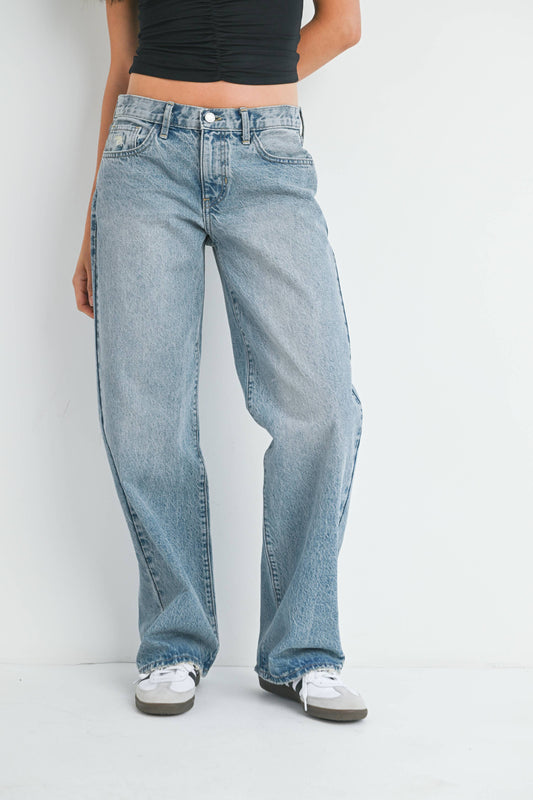 Low Rise Baggy Slouch-vintage light