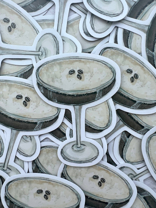 Espresso Martini Cocktail Sticker