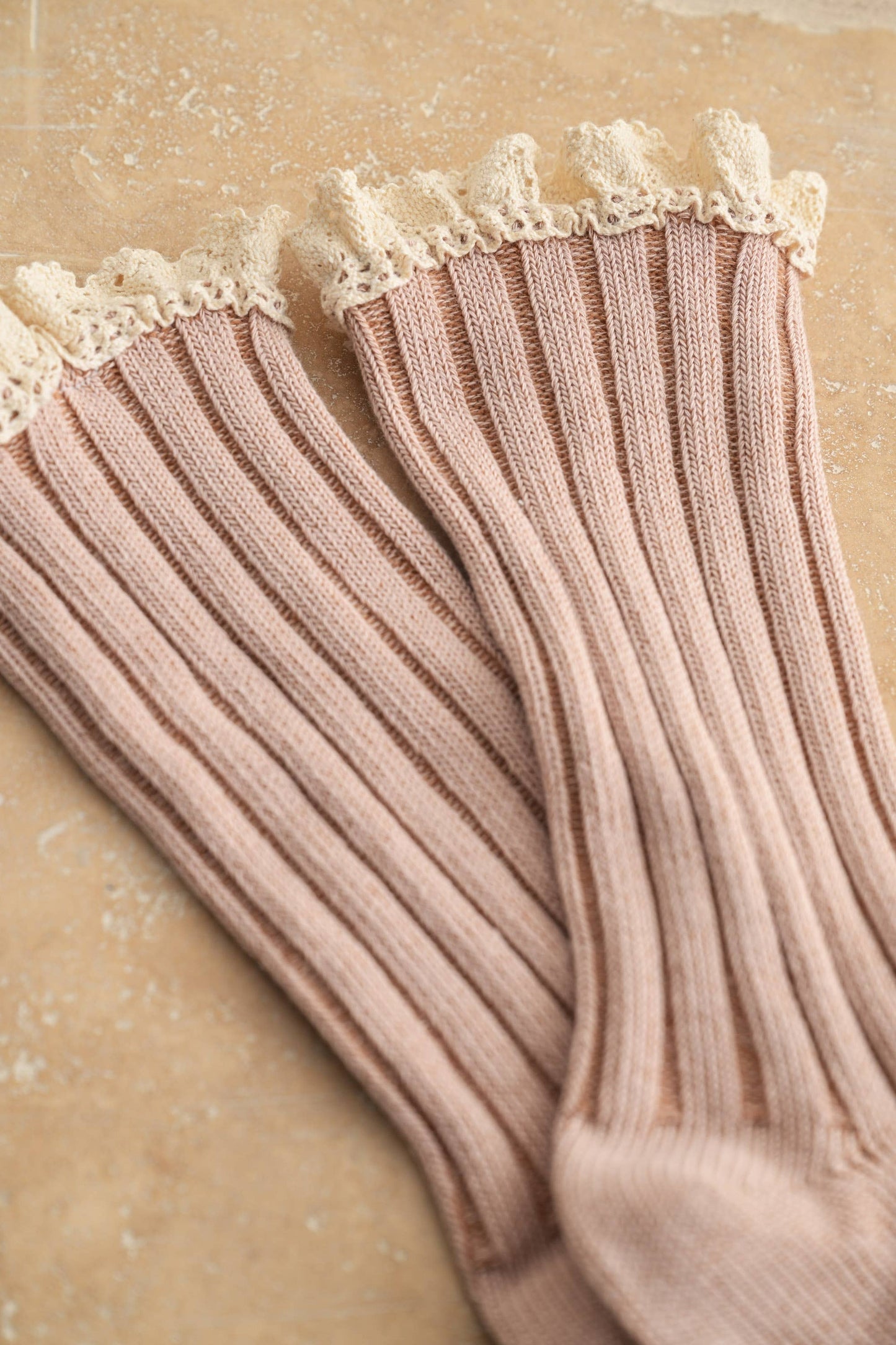 Crochet Trim Lace Socks