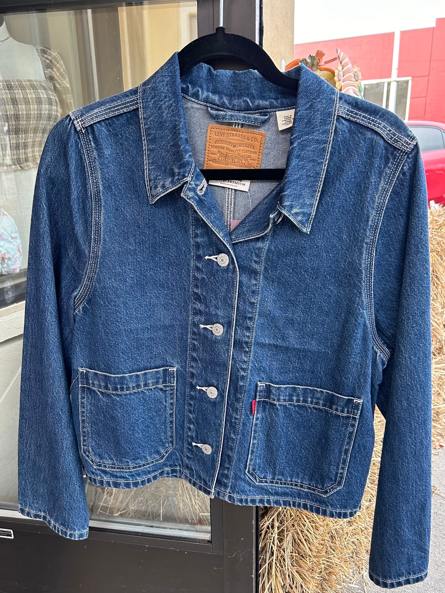 LL Levi's Dark Denim Jacket
