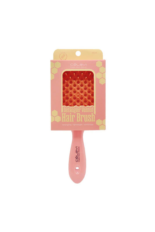 Orange Detangler Vented Hair Brush