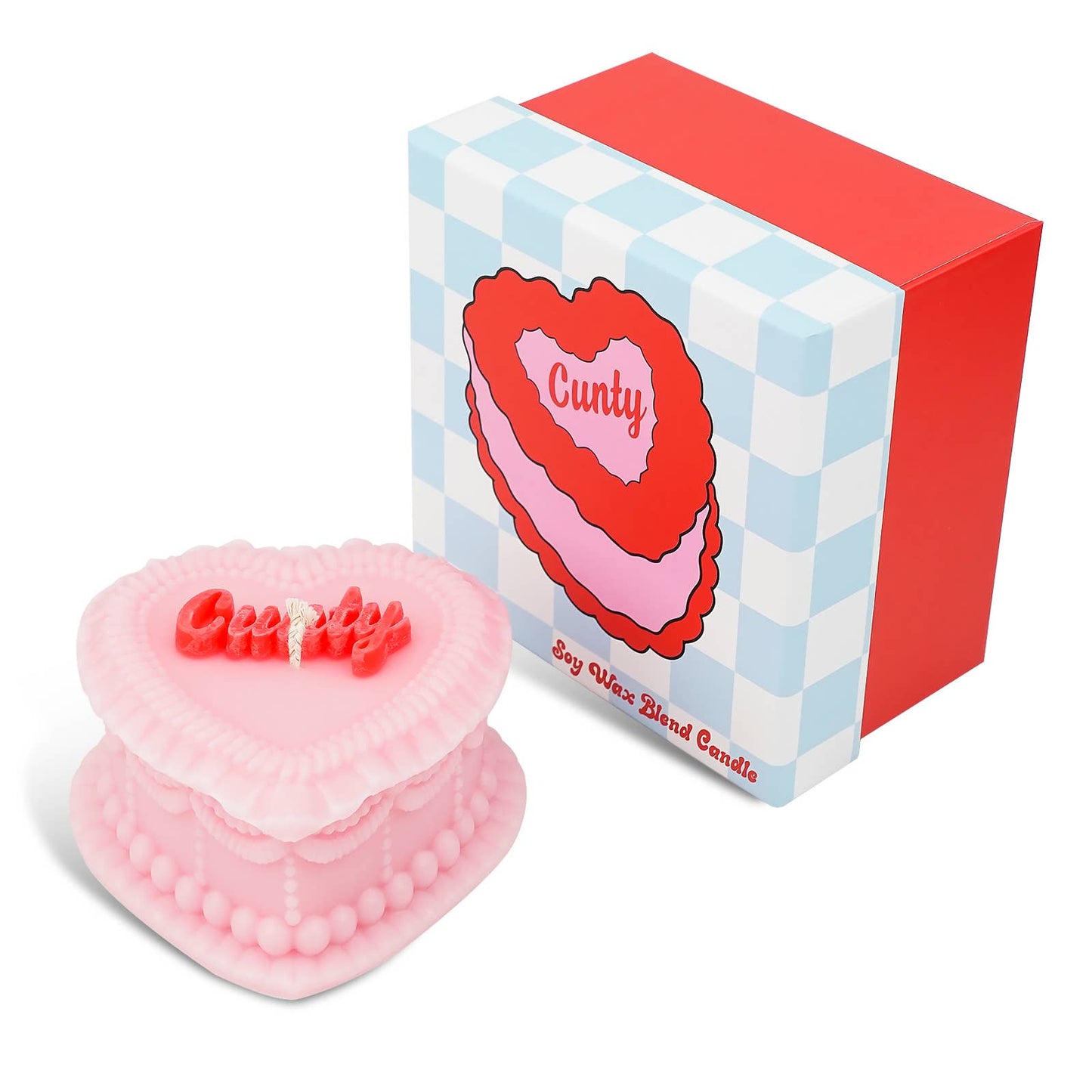 Heart Cake Candle