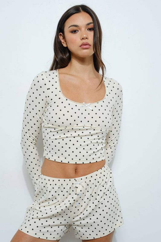 Polkadot Lounge Shirt