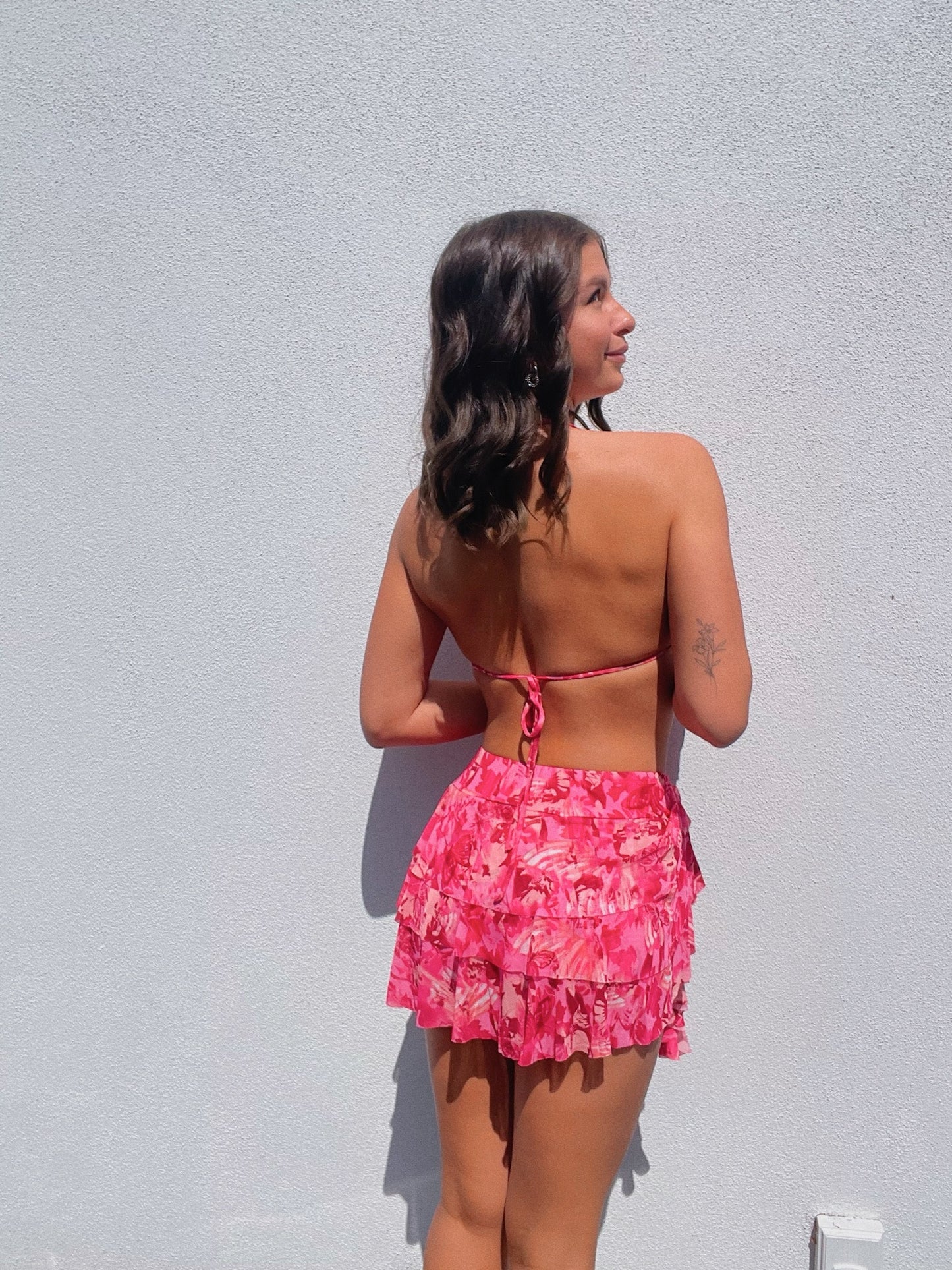 Nat Floral Vacation Skort