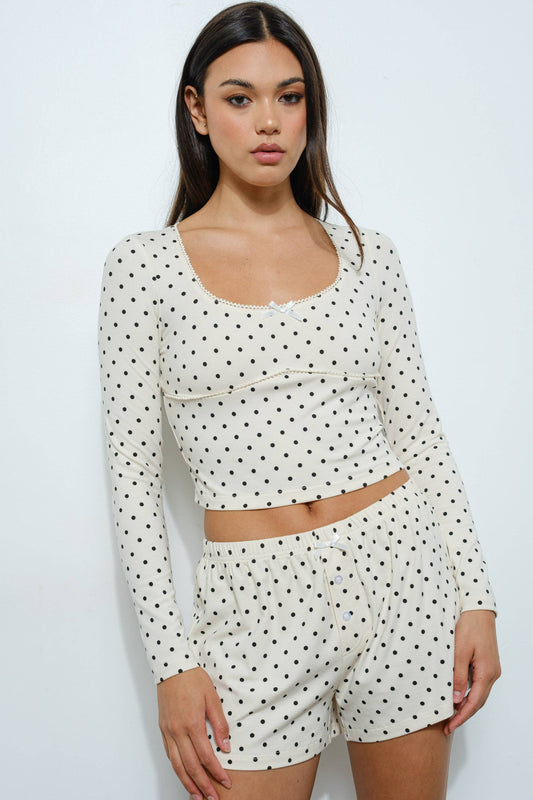 Polkadot Lounge Shorts