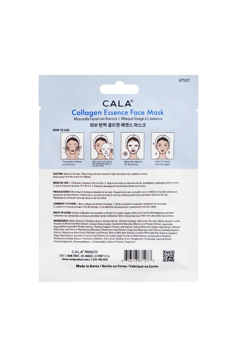 Collagen Essence Facial Sheet Mask Box