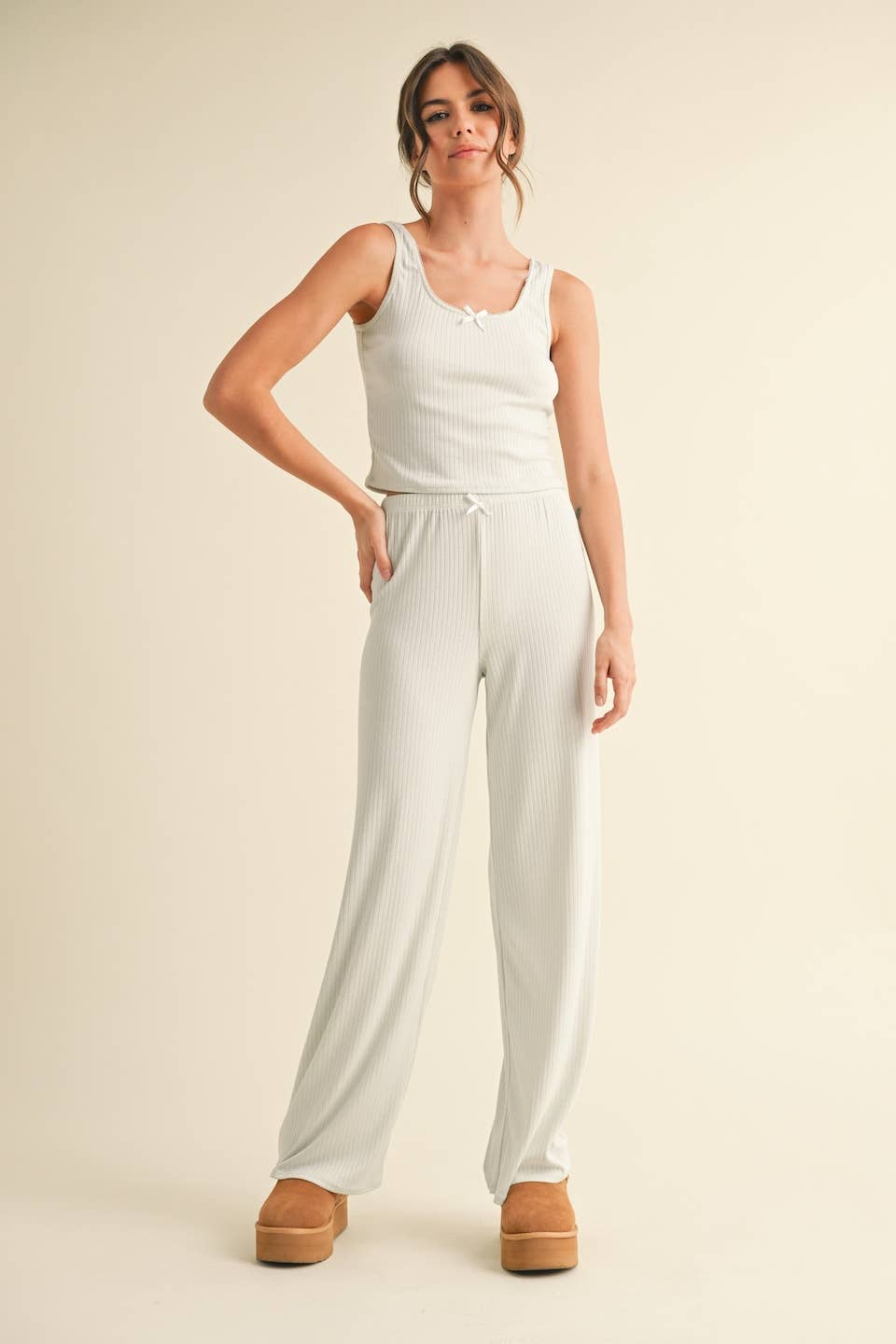 Pointelle Lounge Tank