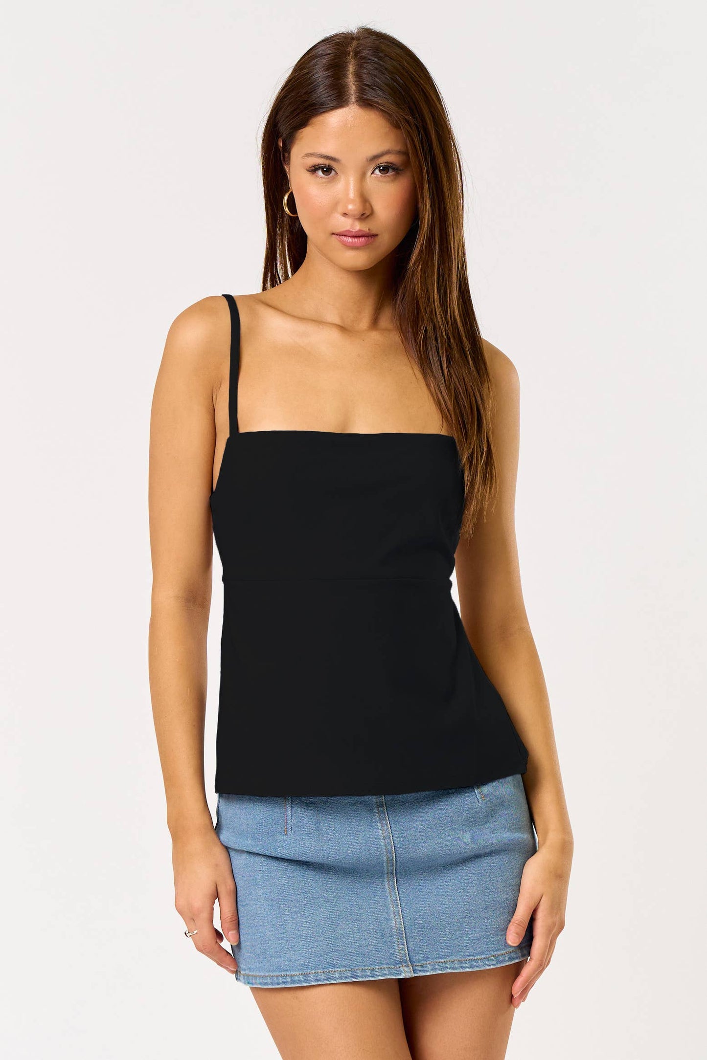 Open Back Square Top