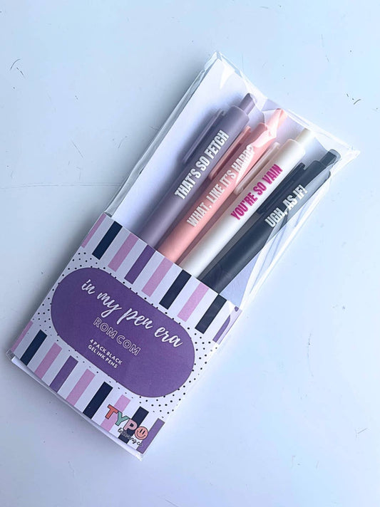 Rom Com Gel Pen Set