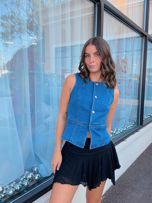 Nelly Denim Vest