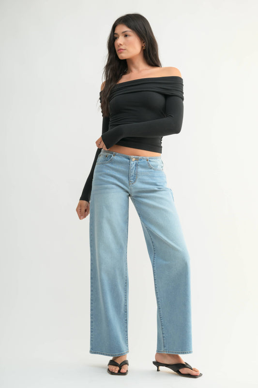 No Waistband Low Rise Straight