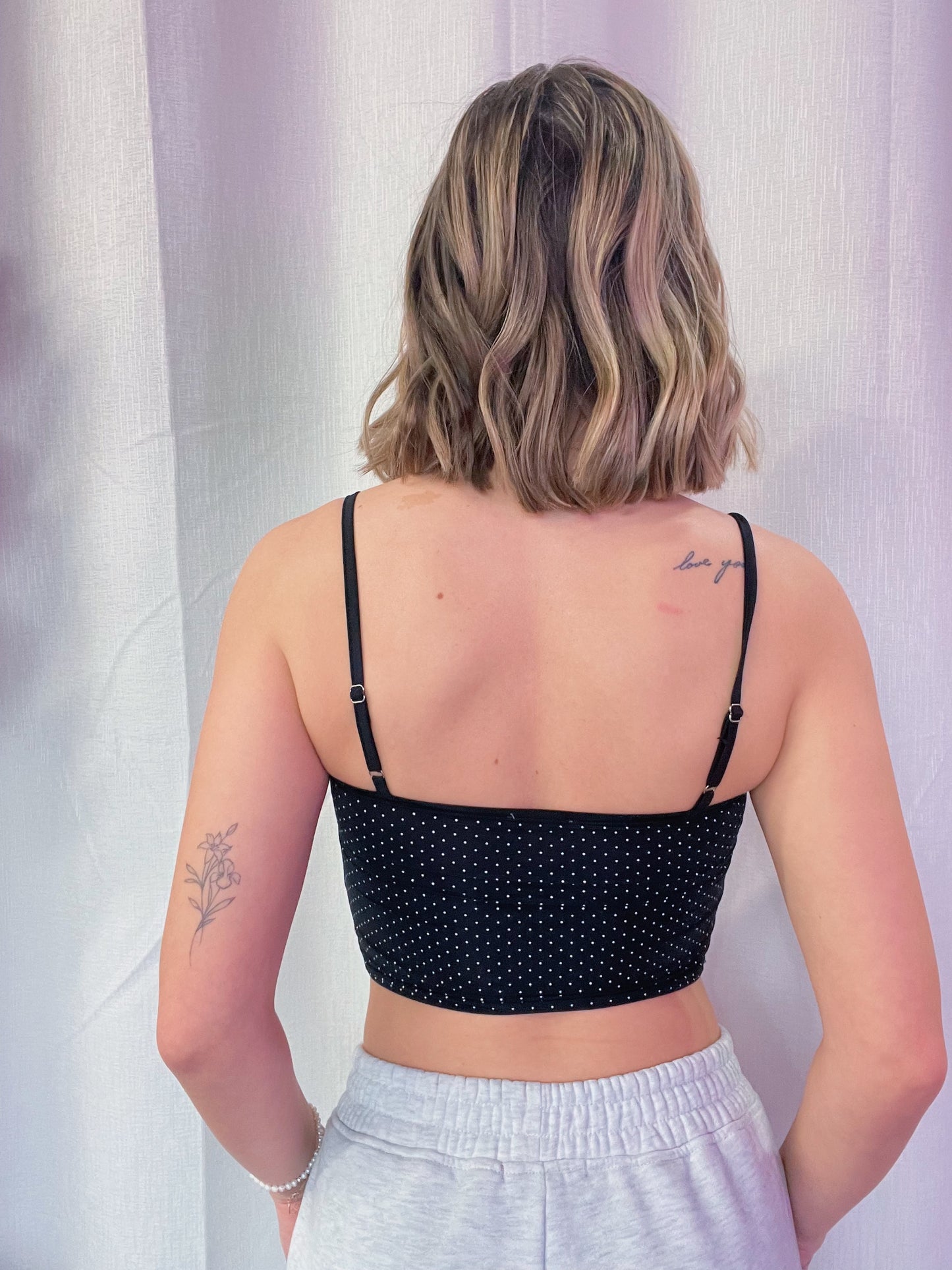 Polka Dot Rose Top
