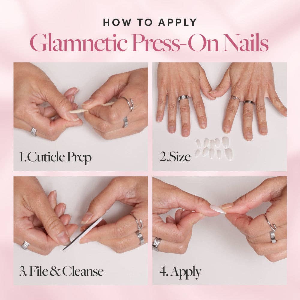 Cashmere Blue Press-On Nails