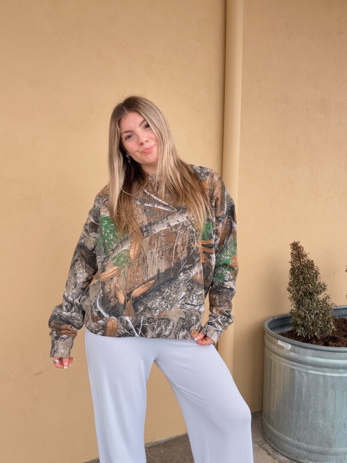 Camo Crewneck