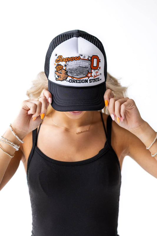 Oregon State Layer Patch Foam Trucker Hat